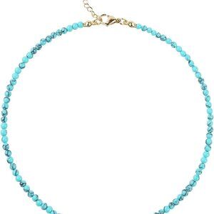 Turquoise Necklaces for Women Turquoise Beaded Necklace Handmade Bead Necklace 1